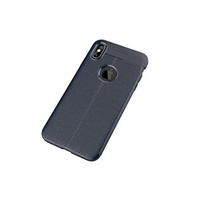 Newface Apple iPhone XS Max Kılıf Auto Focus Kapak - Lacivert