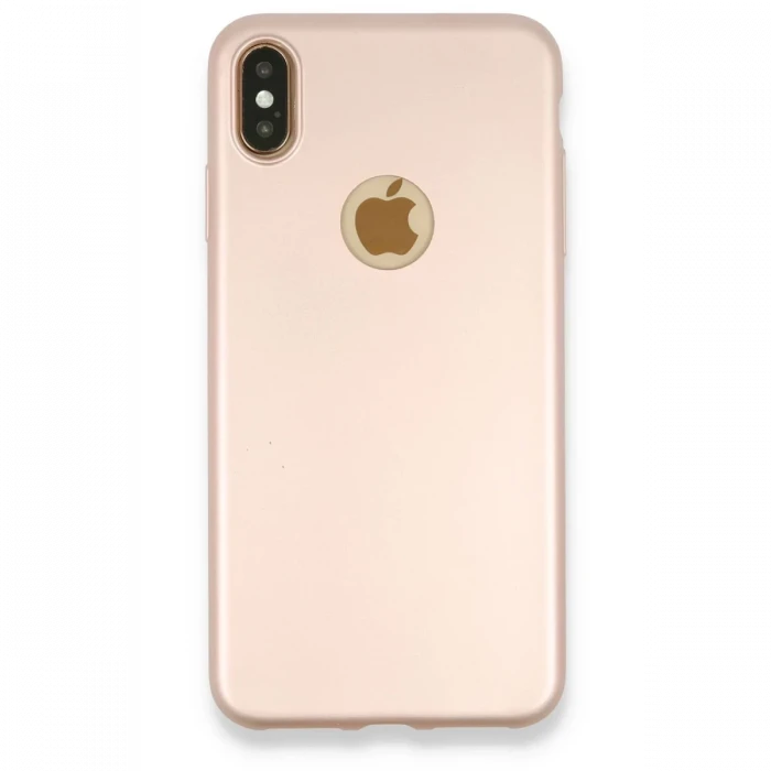 Newface Apple iPhone XS Max Kılıf First Silikon - Rose Gold