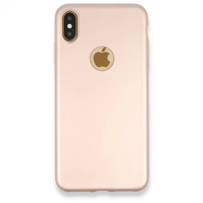 Newface Apple iPhone XS Max Kılıf First Silikon - Rose Gold
