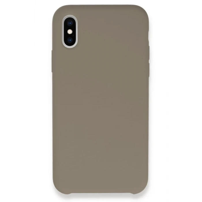 Newface Apple iPhone XS Max Kılıf Lansman Legant Silikon - Bej