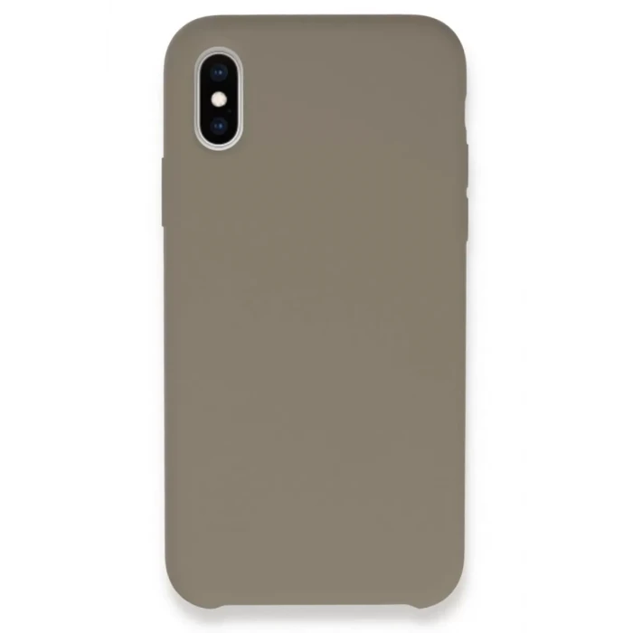 Newface Apple iPhone XS Max Kılıf Lansman Legant Silikon - Bej