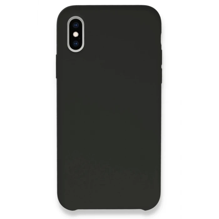 Newface Apple iPhone XS Max Kılıf Lansman Legant Silikon - Siyah