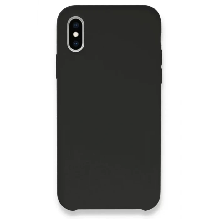Newface Apple iPhone XS Max Kılıf Lansman Legant Silikon - Siyah