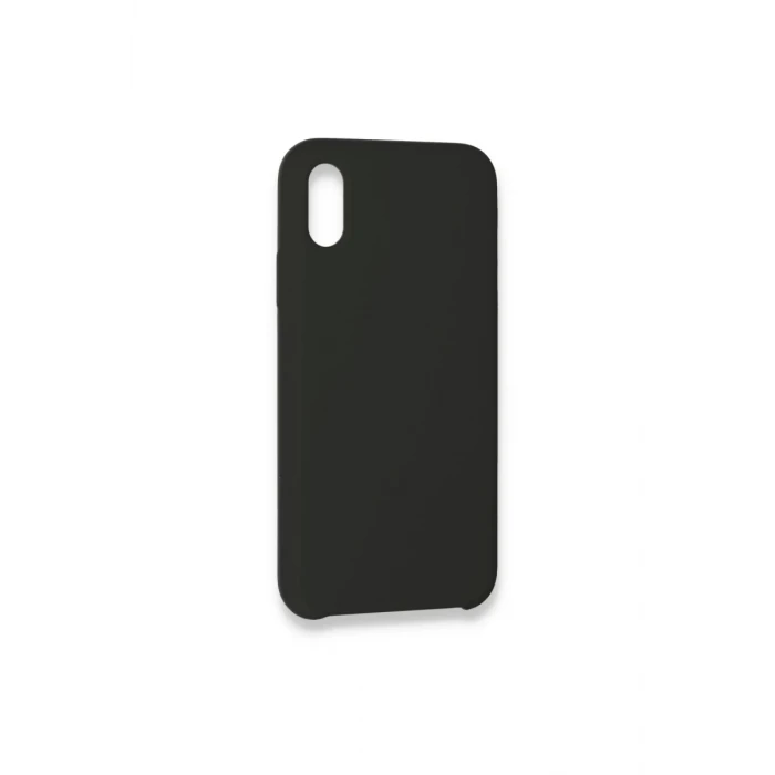 Newface Apple iPhone XS Max Kılıf Lansman Legant Silikon - Siyah