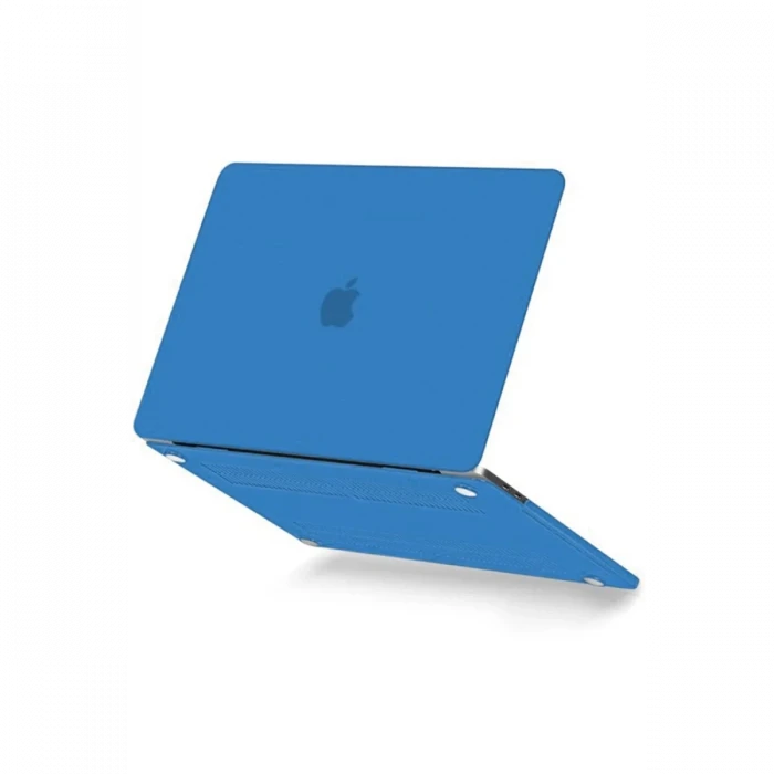 Newface Apple Macbook Pro 13 2020 Macbook Buzlu Kapak - Mavi
