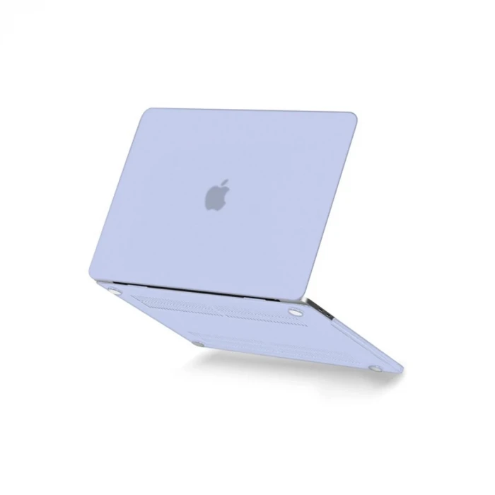 Newface Apple Macbook Pro 13 2021 Macbook Buzlu Kapak - Lila
