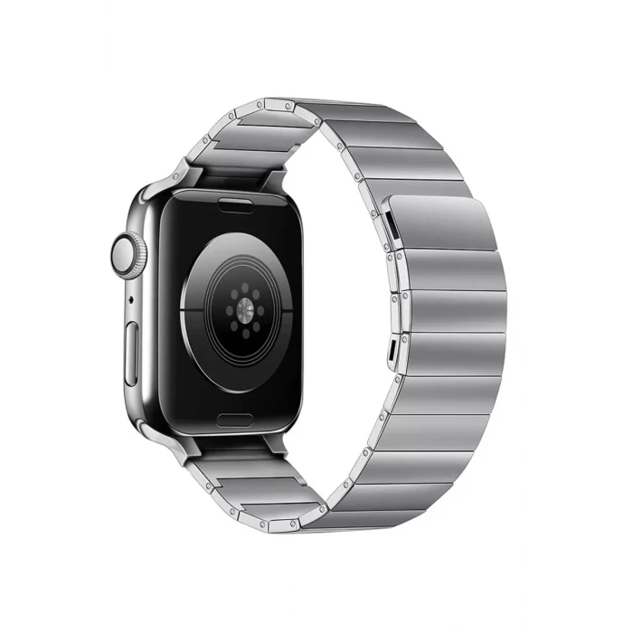 Newface Apple Watch 38mm KR404 Huks Kordon - Gümüş