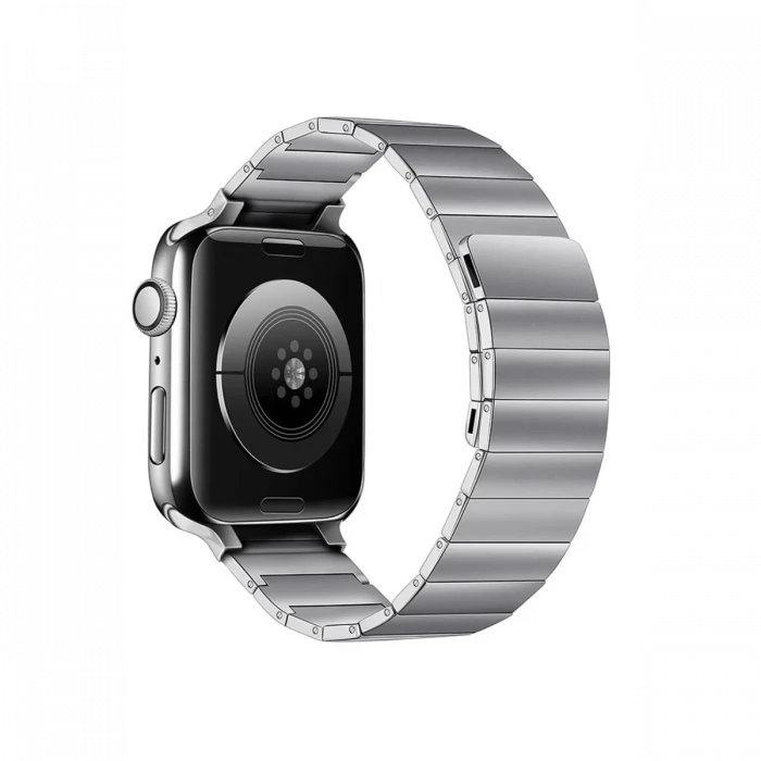 Newface Apple Watch 38mm KR404 Huks Kordon - Gümüş