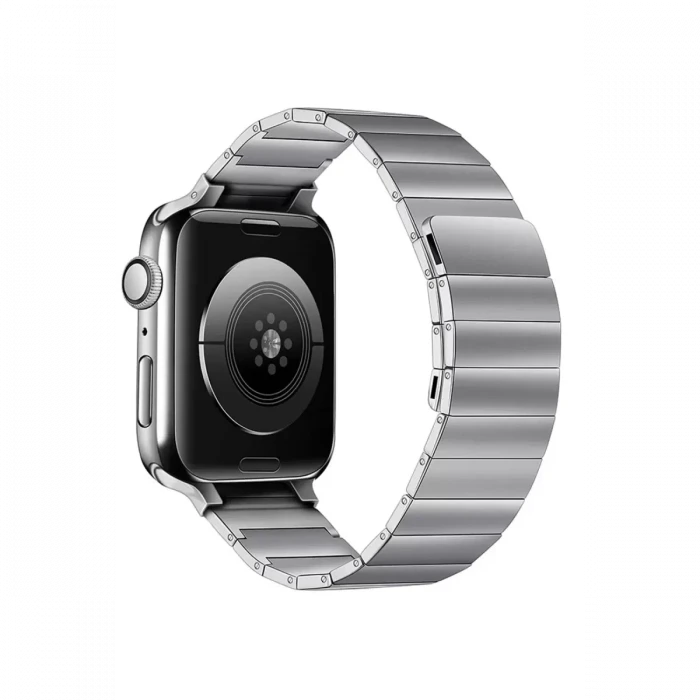 Newface Apple Watch 38mm KR404 Huks Kordon - Gümüş