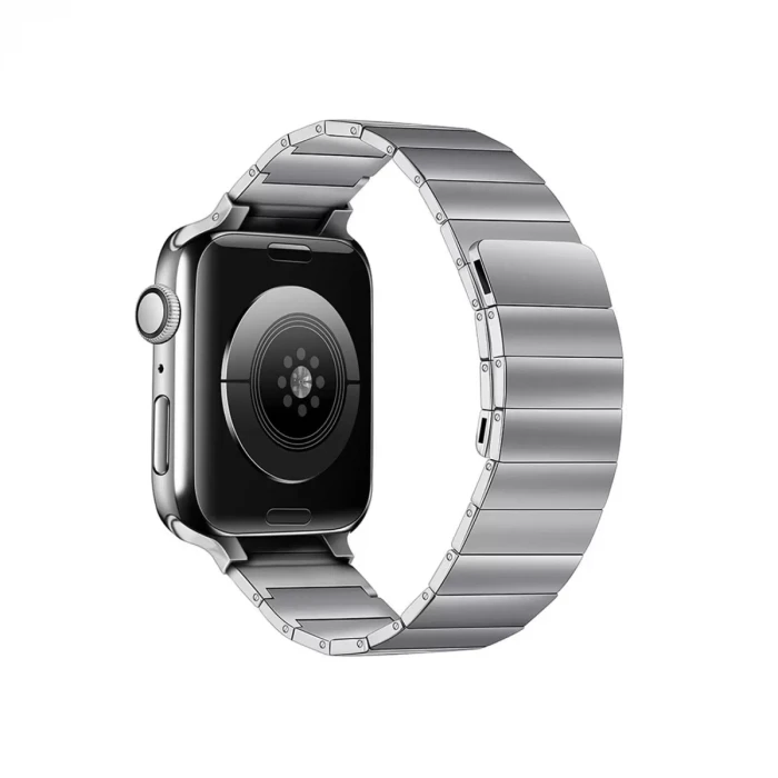 Newface Apple Watch 38mm KR404 Huks Kordon - Gümüş