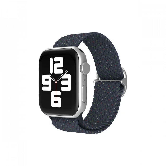 Newface Apple Watch 38mm Star Kordon - Benekli Lacivert