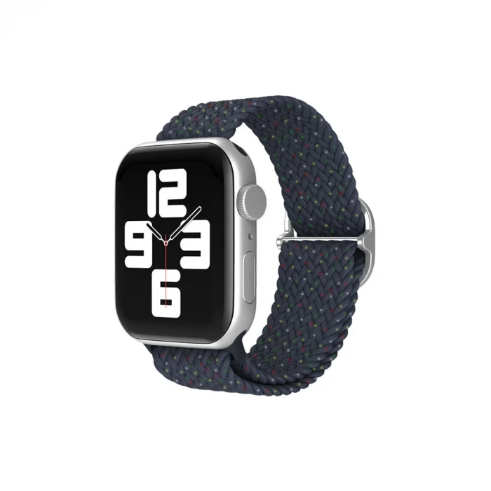 Newface Apple Watch 38mm Star Kordon - Benekli Lacivert