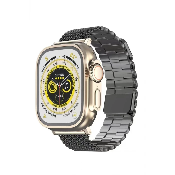 Newface Apple Watch 42mm Ascend Metal Kordon - Gri