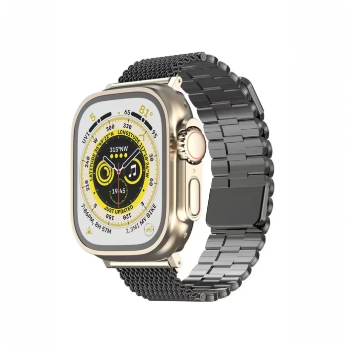 Newface Apple Watch 42mm Ascend Metal Kordon - Gri