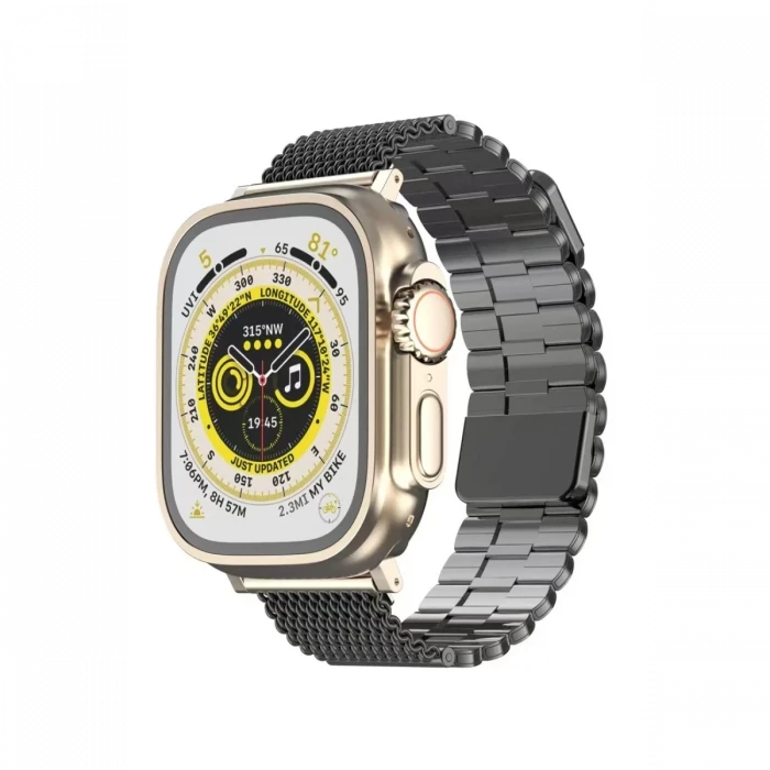 Newface Apple Watch 42mm Ascend Metal Kordon - Gri