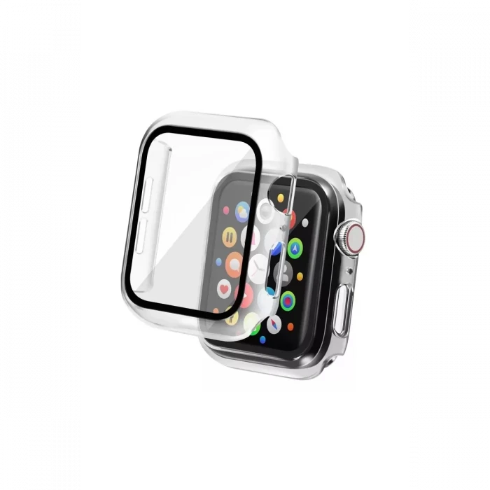 Newface Apple Watch 42mm Camlı Kasa Ekran Koruyucu - Şeffaf