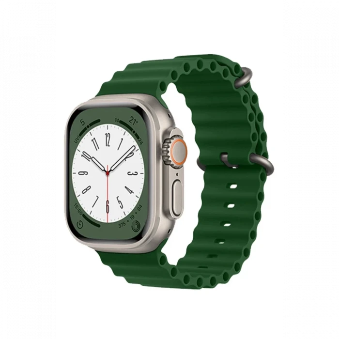Newface Apple Watch 42mm Ocean Kordon - Koyu Yeşil