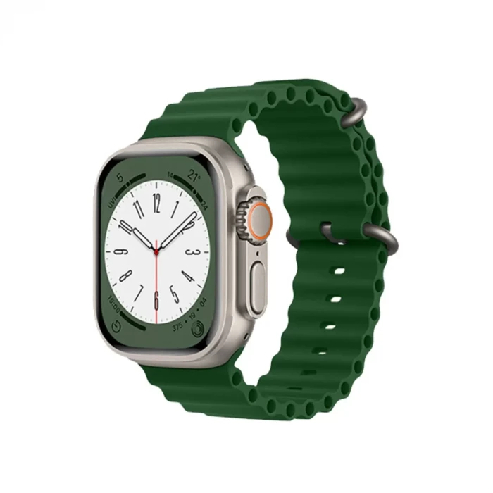 Newface Apple Watch 42mm Ocean Kordon - Koyu Yeşil