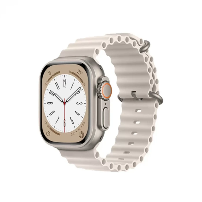 Newface Apple Watch 42mm Ocean Kordon - Krem