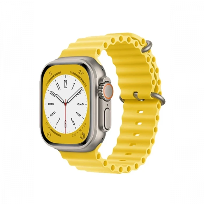 Newface Apple Watch 42mm Ocean Kordon - Sarı
