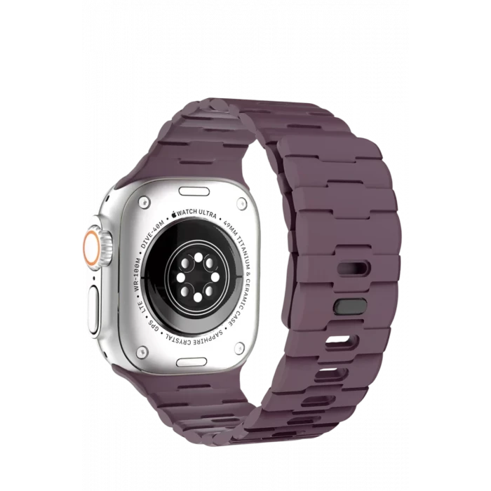 Newface Apple Watch Ultra 49mm Wowen Kordon - Bordo