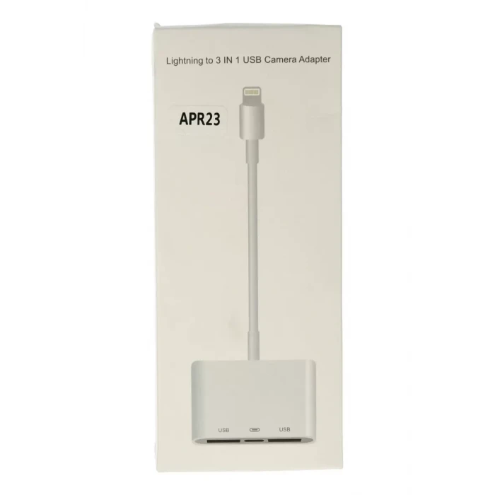 Newface APR23 Iphone Otg 3in1 - Beyaz