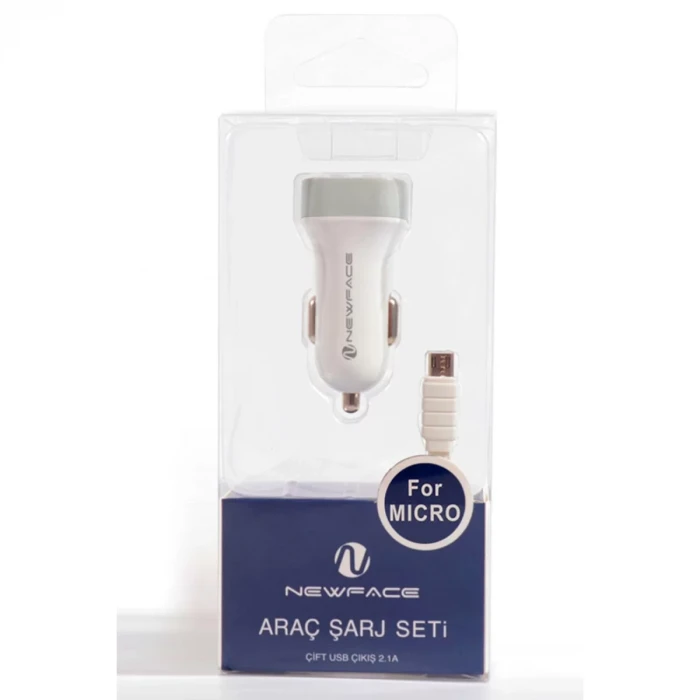 Newface C17 Micro USB 2.1A Araç Şarjı