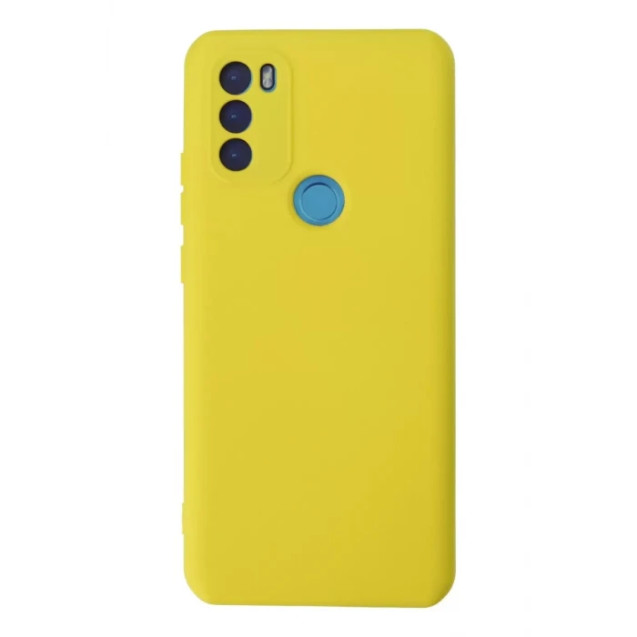Newface General Mobile GM 21 Plus Kılıf Nano içi Kadife Silikon - Sarı