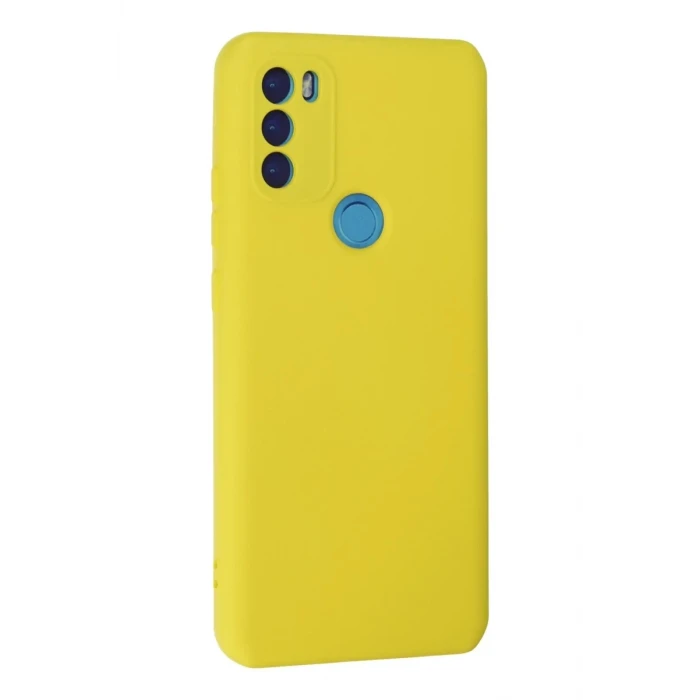 Newface General Mobile GM 21 Plus Kılıf Nano içi Kadife Silikon - Sarı