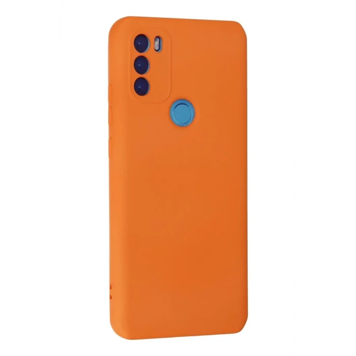 Newface General Mobile GM 21 Plus Kılıf Nano içi Kadife Silikon - Turuncu