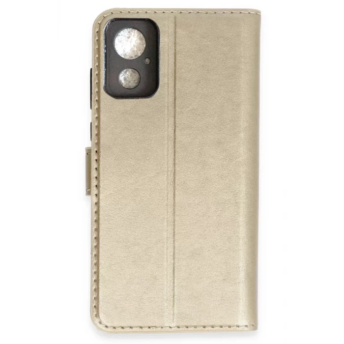 Newface General Mobile GM 23 SE Trend S Plus Kapaklı Kılıf - Gold