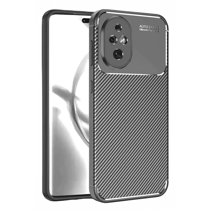 Newface Honor 200 Kılıf Auto Focus Karbon Kapak - Gri