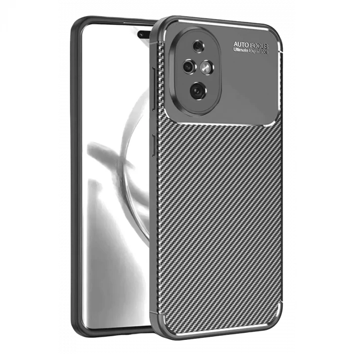 Newface Honor 200 Kılıf Auto Focus Karbon Kapak - Gri