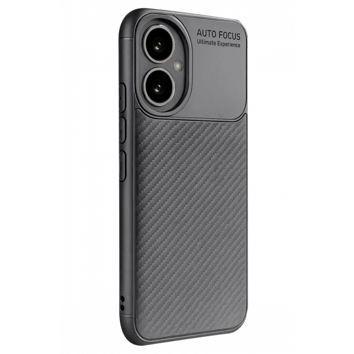 Newface Honor 400 Kılıf Auto Focus Karbon Kapak - Gri