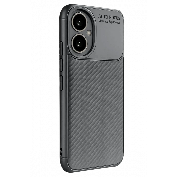 Newface Honor 400 Kılıf Auto Focus Karbon Kapak - Gri