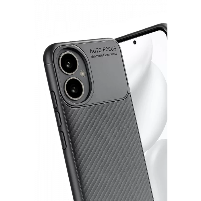 Newface Honor 400 Kılıf Auto Focus Karbon Kapak - Gri