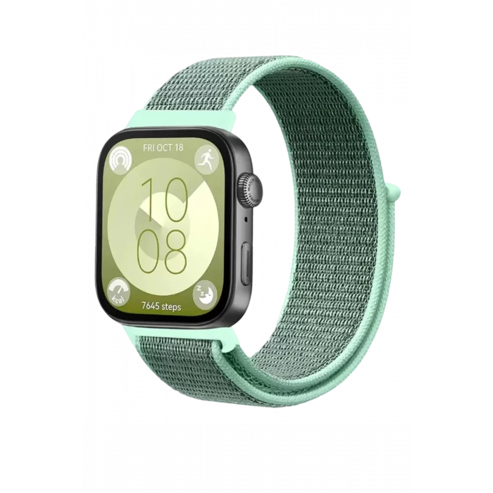 Newface Huawei Fit 4 Hasırlı Cırtcırtlı Kordon - Turkuaz