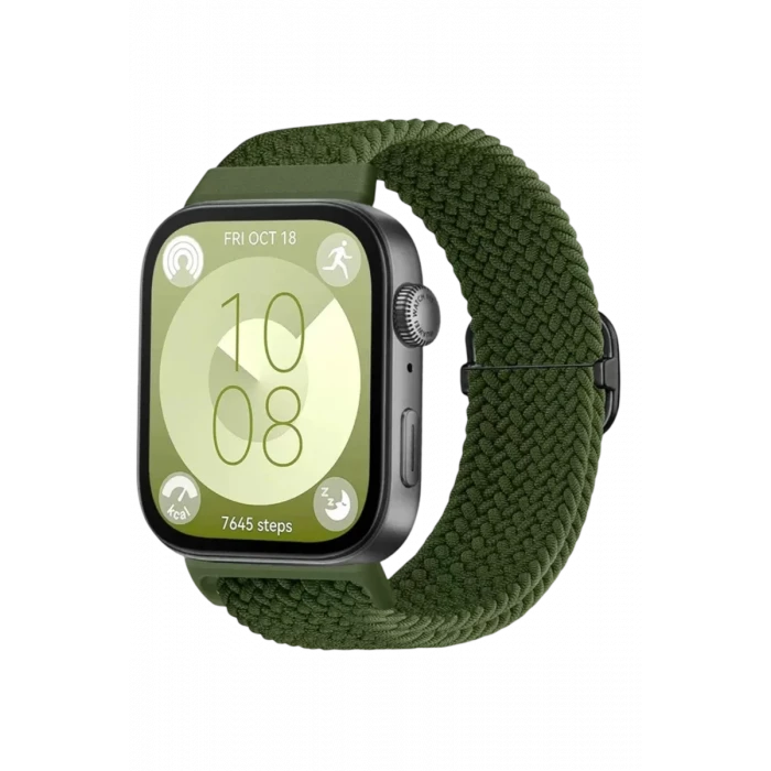 Newface Huawei Fit 4 Star Kordon - Koyu Yeşil