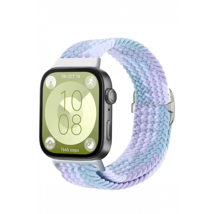 Newface Huawei Fit 4 Star Kordon - Lila-Beyaz