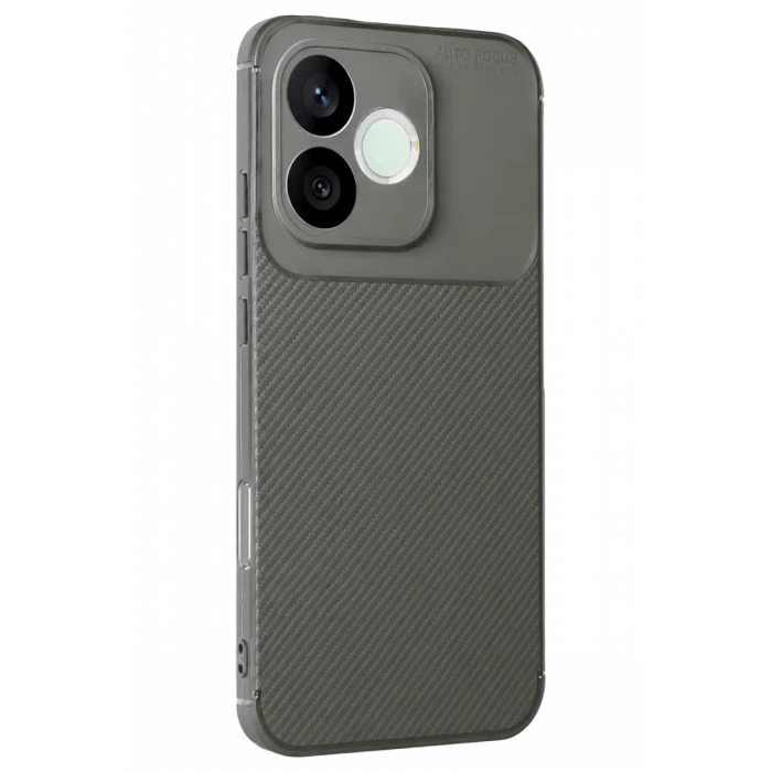 Newface Huawei Honor 600 Lite Auto Focus Karbon Kapak - Gri