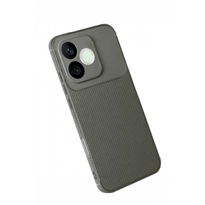 Newface Huawei Honor 600 Lite Auto Focus Karbon Kapak - Gri
