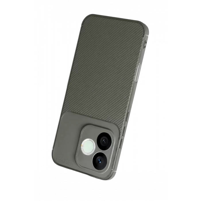 Newface Huawei Honor 600 Lite Auto Focus Karbon Kapak - Gri