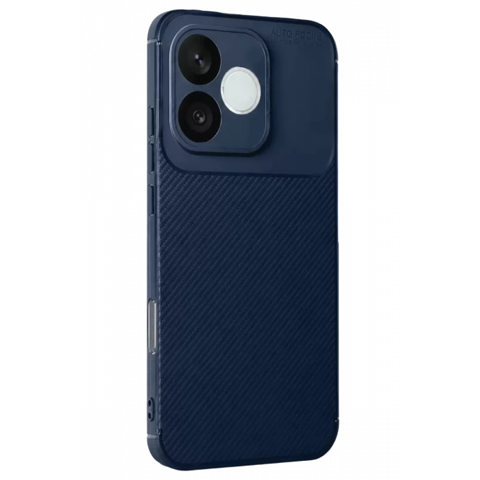 Newface Huawei Honor 600 Lite Auto Focus Karbon Kapak - Lacivert