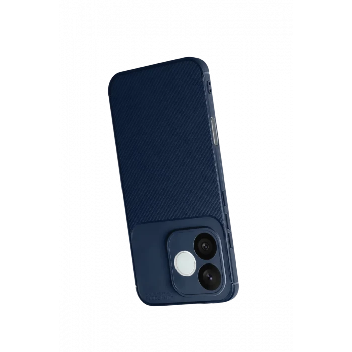 Newface Huawei Honor 600 Lite Auto Focus Karbon Kapak - Lacivert