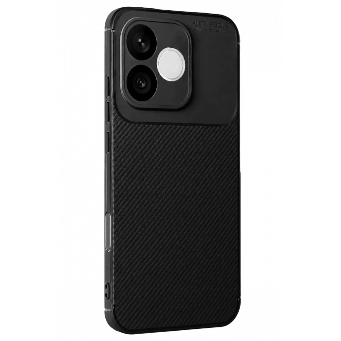 Newface Huawei Honor 600 Lite Auto Focus Karbon Kapak - Siyah