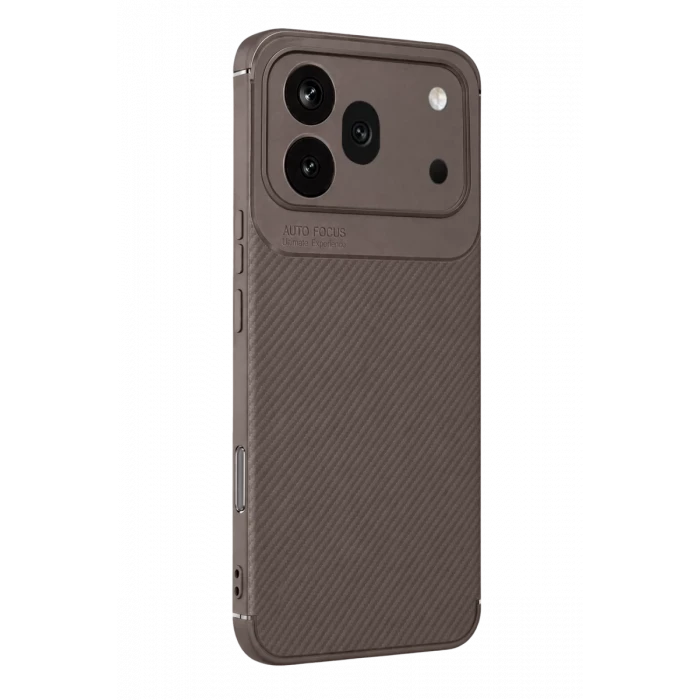 Newface Huawei Honor 600 Pro Auto Focus Karbon Kapak - Gri