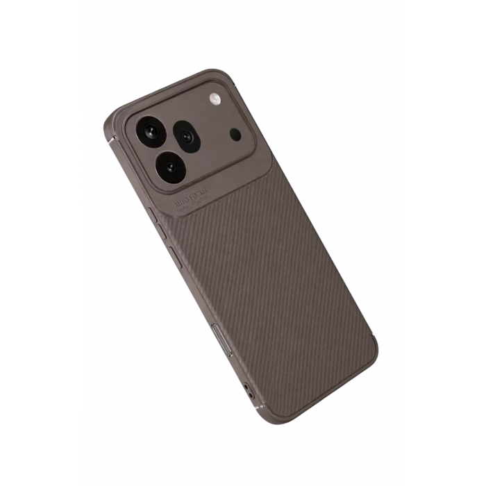 Newface Huawei Honor 600 Pro Auto Focus Karbon Kapak - Gri