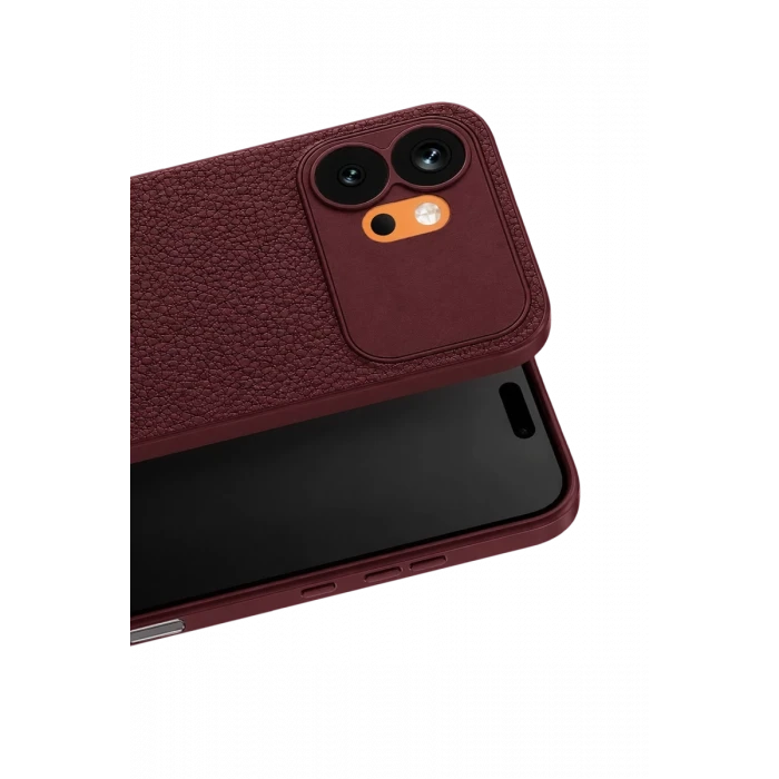 Newface Huawei Honor 600 Thermax Silikon Kılıf - Bordo