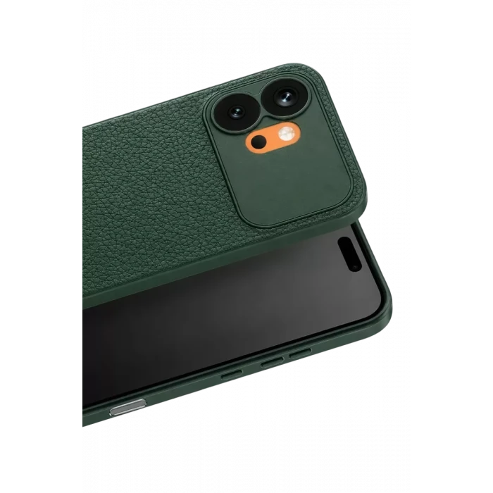 Newface Huawei Honor 600 Thermax Silikon Kılıf - Koyu Yeşil
