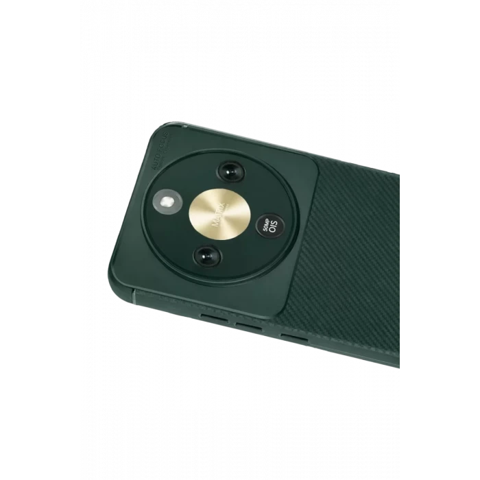 Newface Huawei Honor Magic 8 Lite Auto Focus Karbon Kapak - Koyu Yeşil